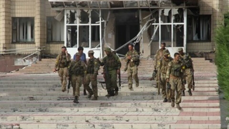 Город освободили от боевиков утром 21 июля