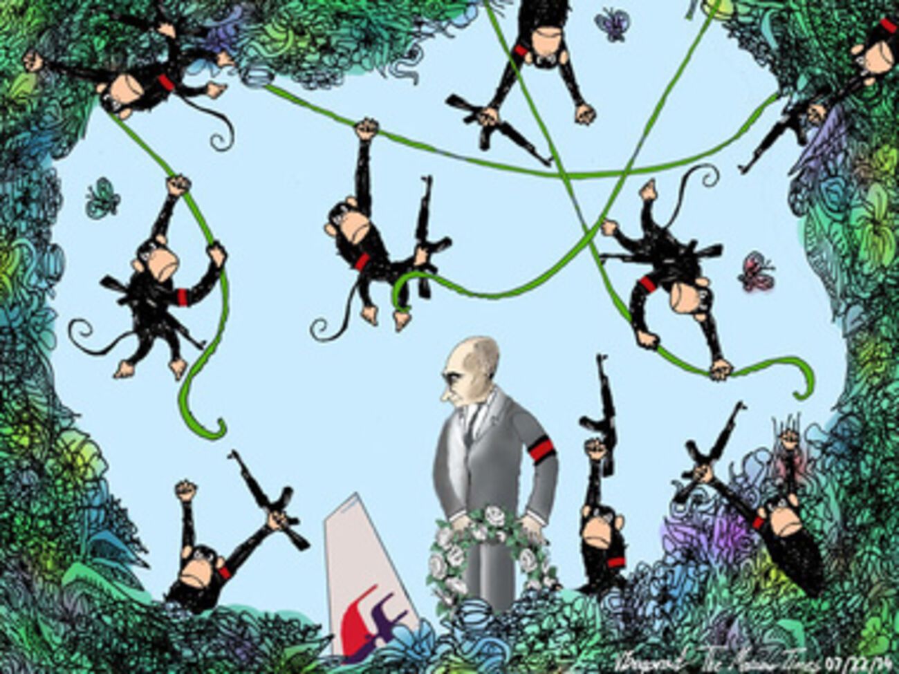 The Guardian: Чтобы сохранить лицо, Путин может захотеть переложить всю ответственность на сепаратистов