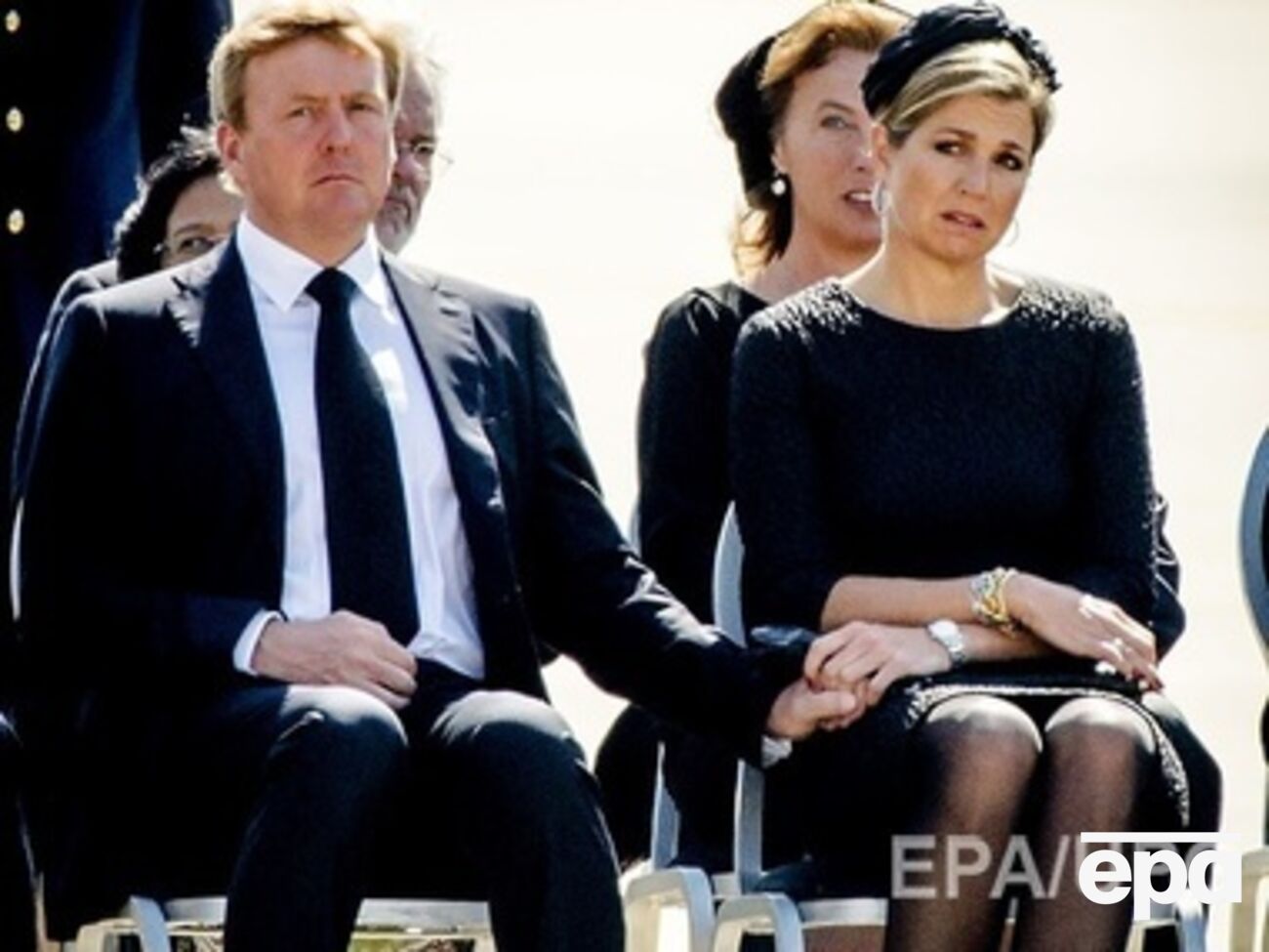 На церемонии присутствовали король Нидерландов Виллем-Александр и королева Максима