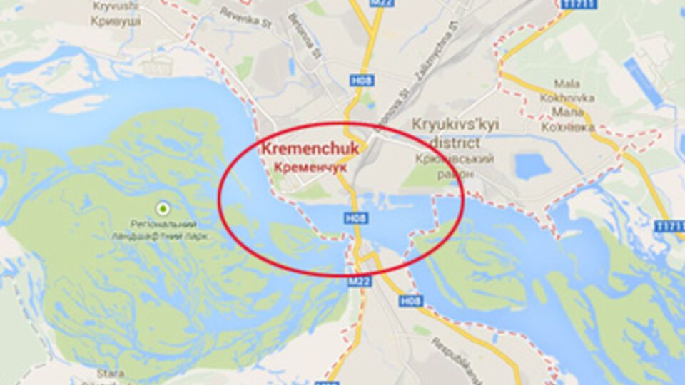 Неизвестные пытались подорвать мост через Днепр