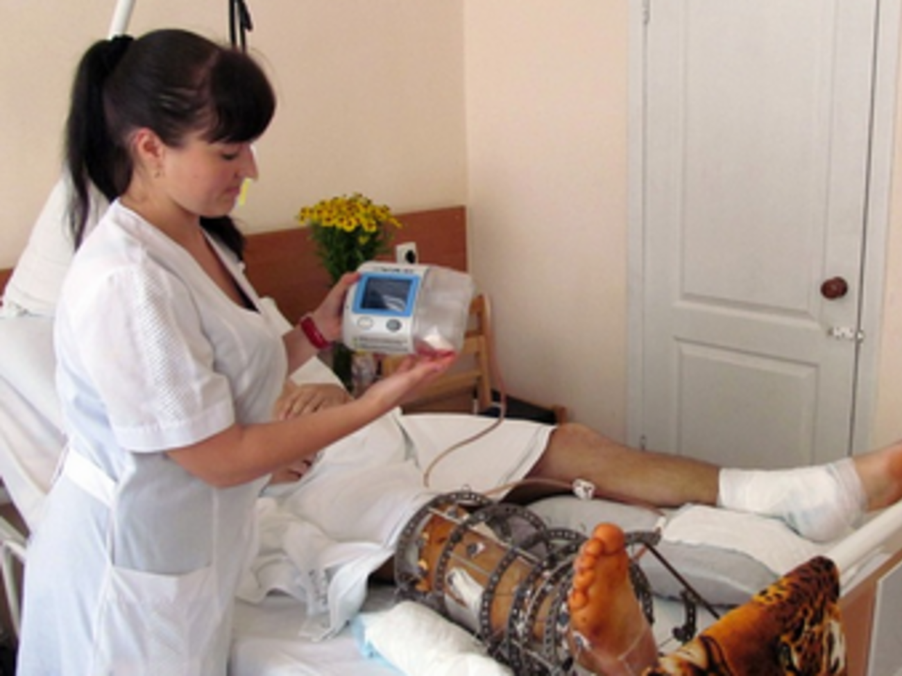 В Военно-медицинском клиническом центре Северного региона в Харькове проходят лечение почти 90 раненых бойцов