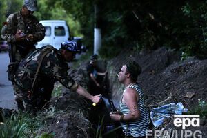 В Славянске террористы "наследили" не только на земле, но и в воде