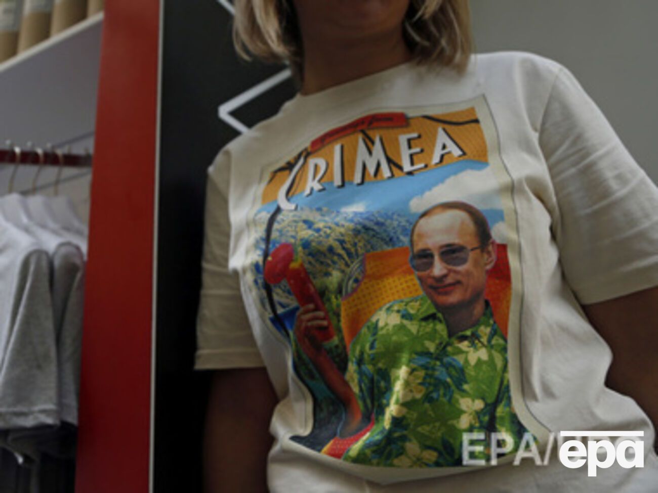 В Крыму и России широко пропагандируется тема российской оккупации