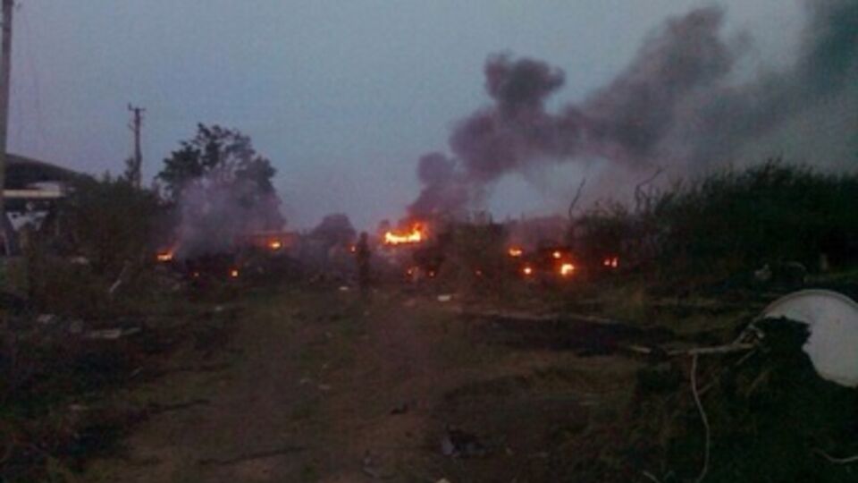 Результаты обстрела КПП "Должанский"