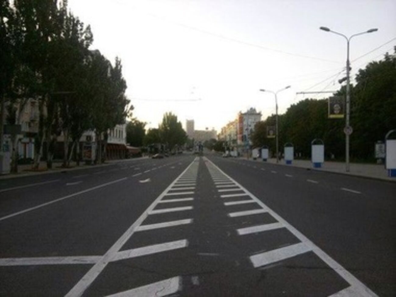 Ночь в Донецке прошла относительно спокойно