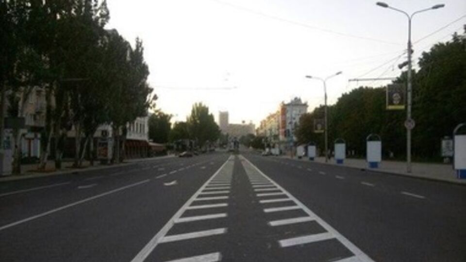 Ночь в Донецке прошла относительно спокойно