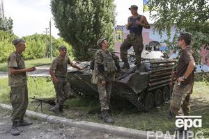 Боевики несут потери в технике и живой силе