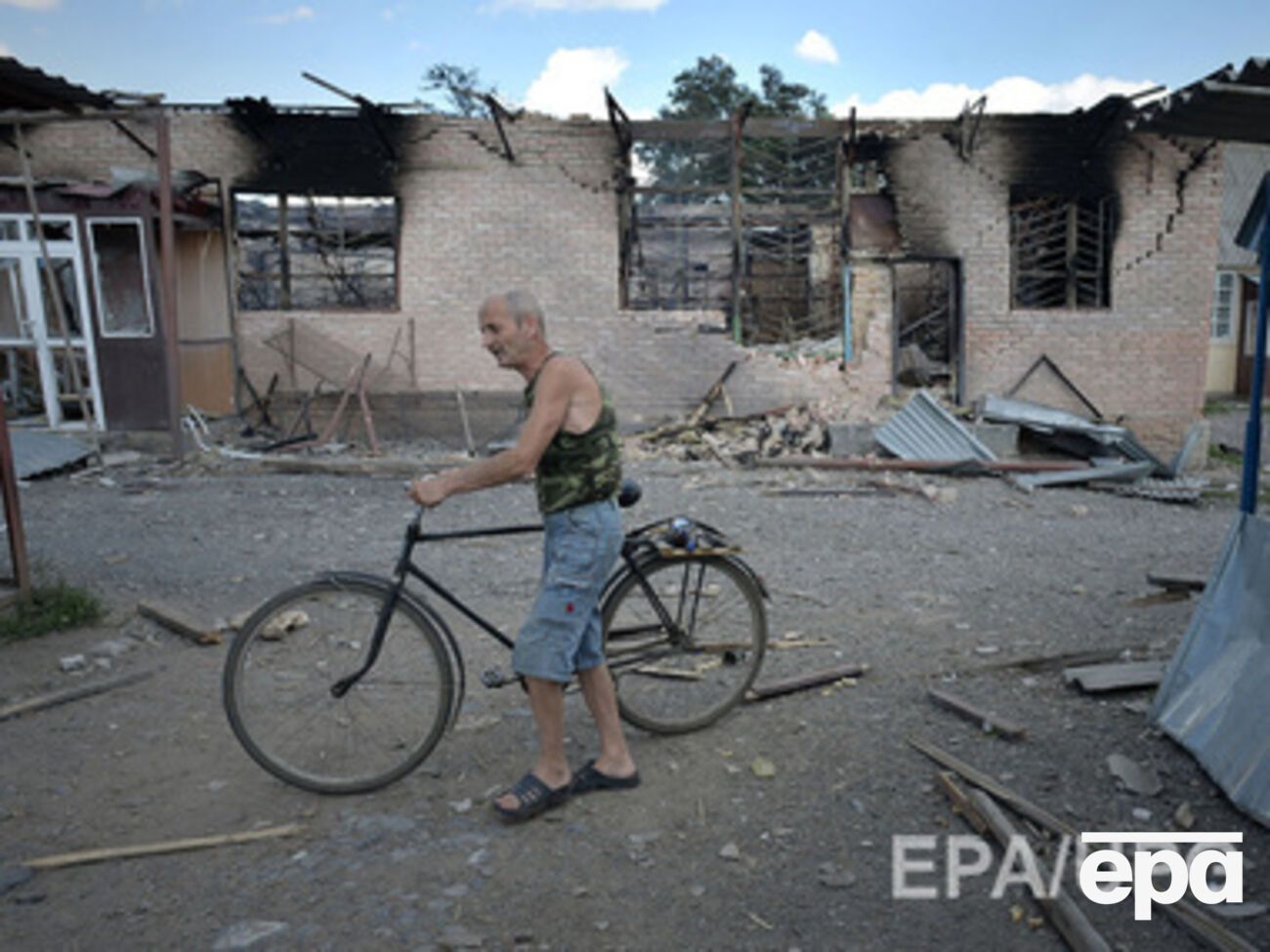 В Шахтерске есть значительные разрушения