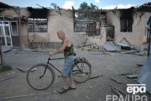 В Шахтерске есть значительные разрушения