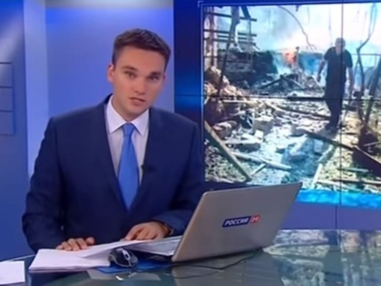 Россияне узнают новости из телевизора