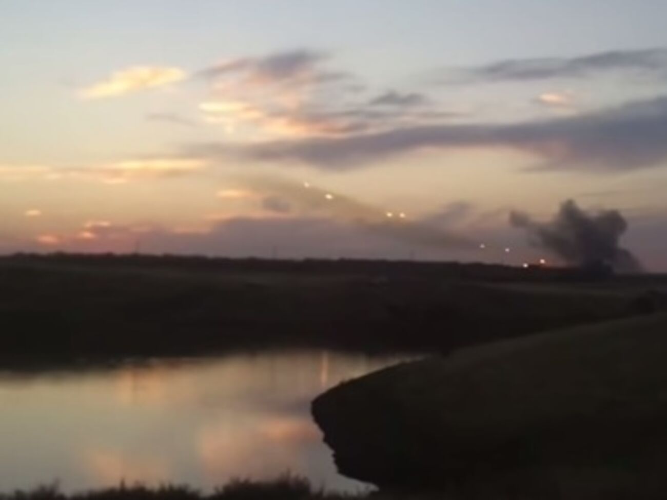 Обстрел российскими "Градами" территории Украины