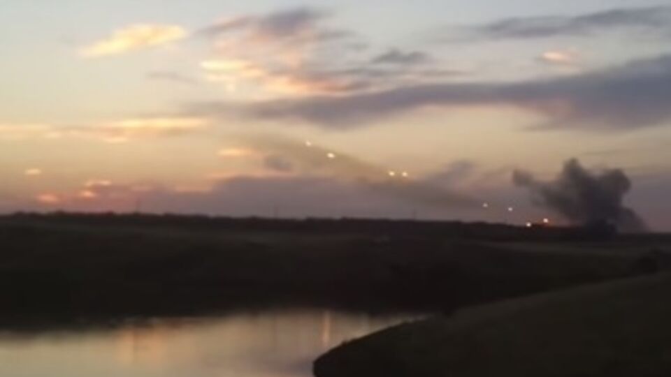 Обстрел российскими "Градами" территории Украины