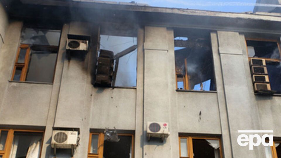 В результате артобстрела пострадали жилые дома