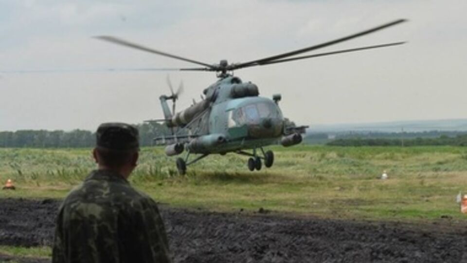 Замечены два вертолета Ми-8 и один Ми-24, заявили в СНБО
