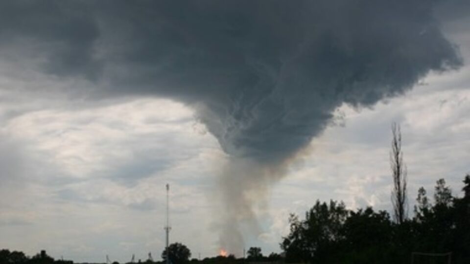 Место взрыва газопровода