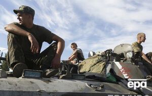 Украинские военные разбили колонну боевиков