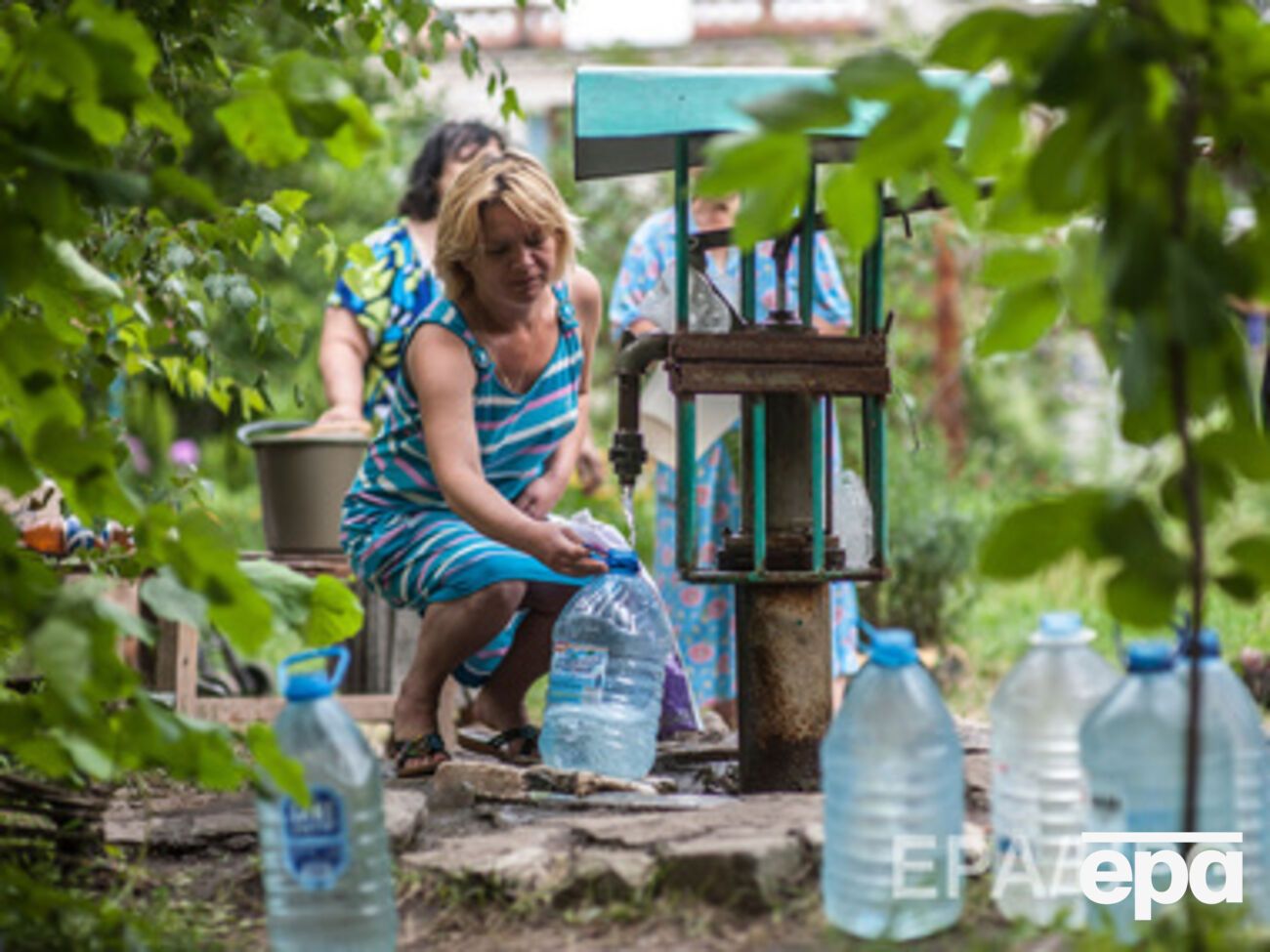 Жителям Славянска дали воду
