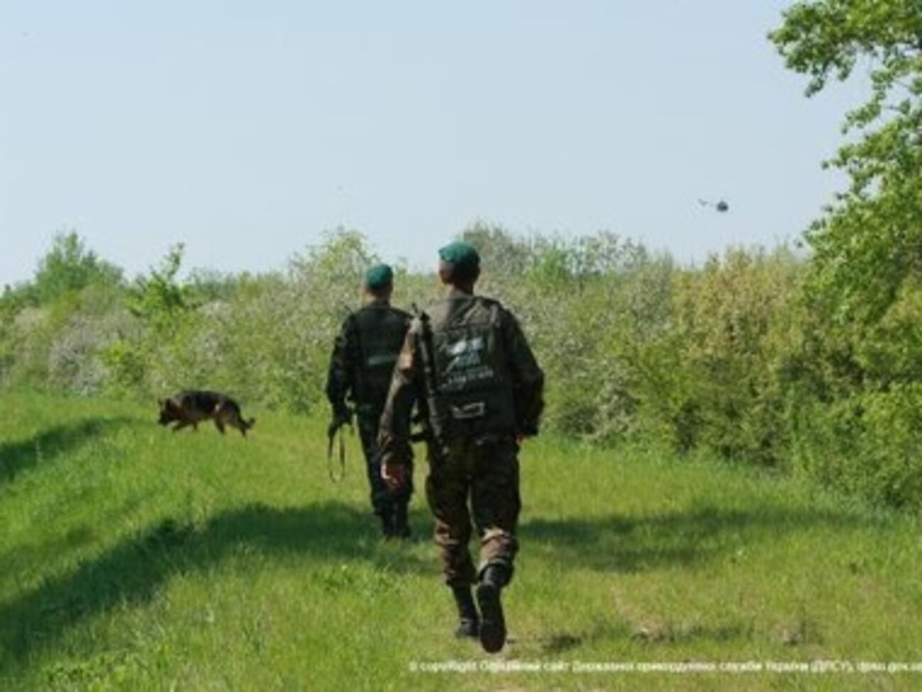 Нарушителя обнаружили в семи километрах от границы