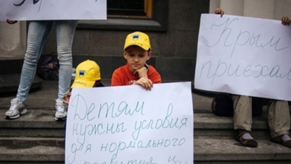 По данным ООН, количество переселенцев в Украине составляет порядка 60 тысяч человек
