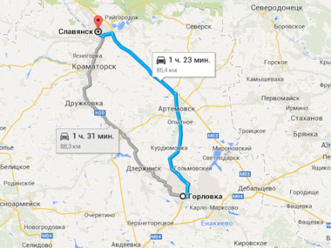 Боевики покинули Славянск