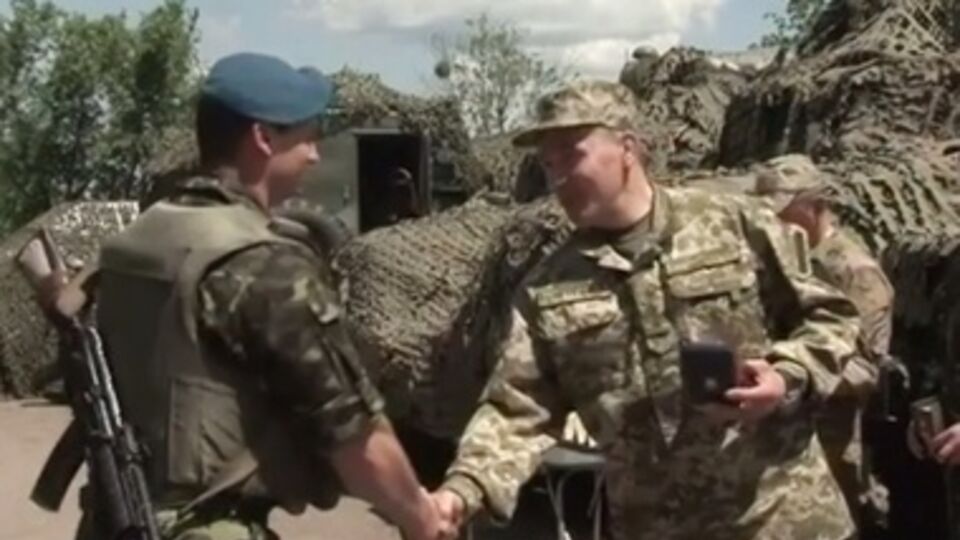 Валерий Гелетей посетил зону АТО