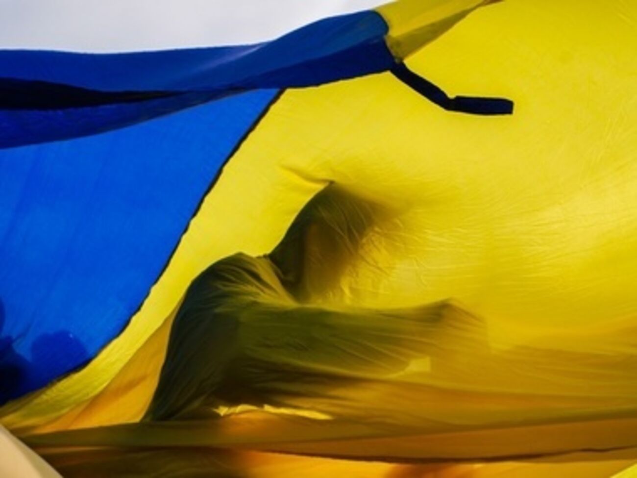 Над Краматорском подняли украинский флаг