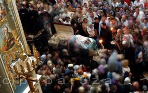 В Лавре прощаются с митрополитом Владимиром