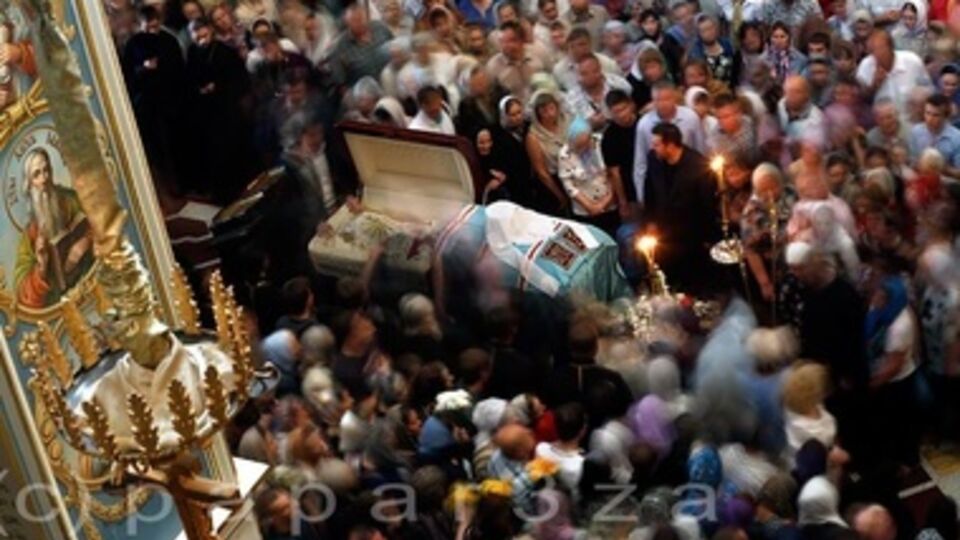 В Лавре прощаются с митрополитом Владимиром