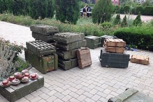 Боевики хранили оружие в церкви
