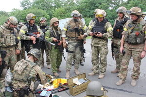 У задержанных "мирных" жителей был обнаружен арсенал оружия