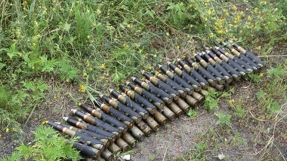 Боевики, отступая, оставили часть оружия и боеприпасов