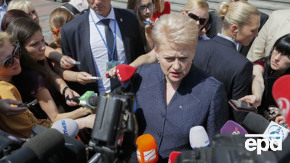 Президент Литвы пожелала в Украине успехов на "европейском пути"