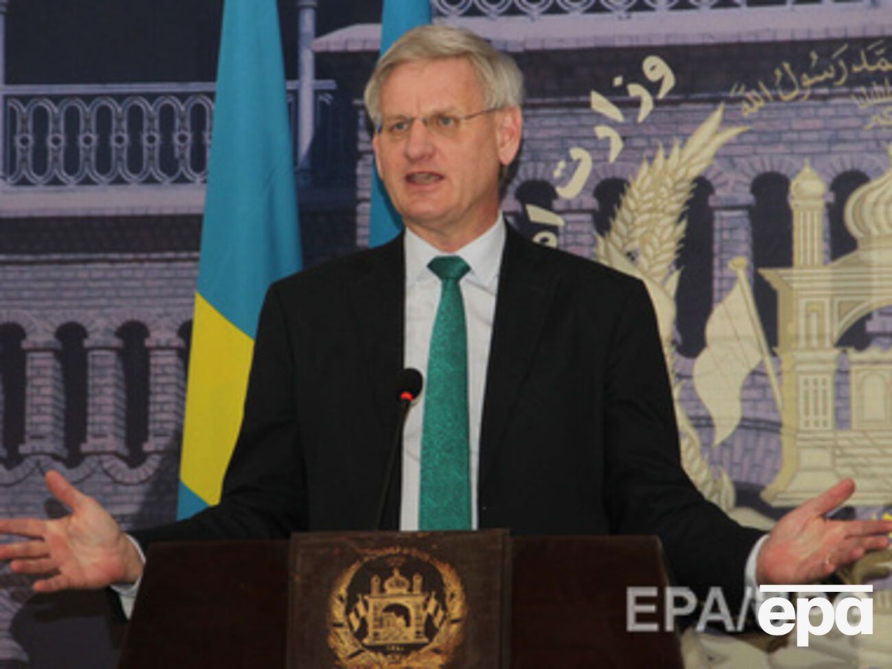 Бильдт призвал объединиться против агрессии России