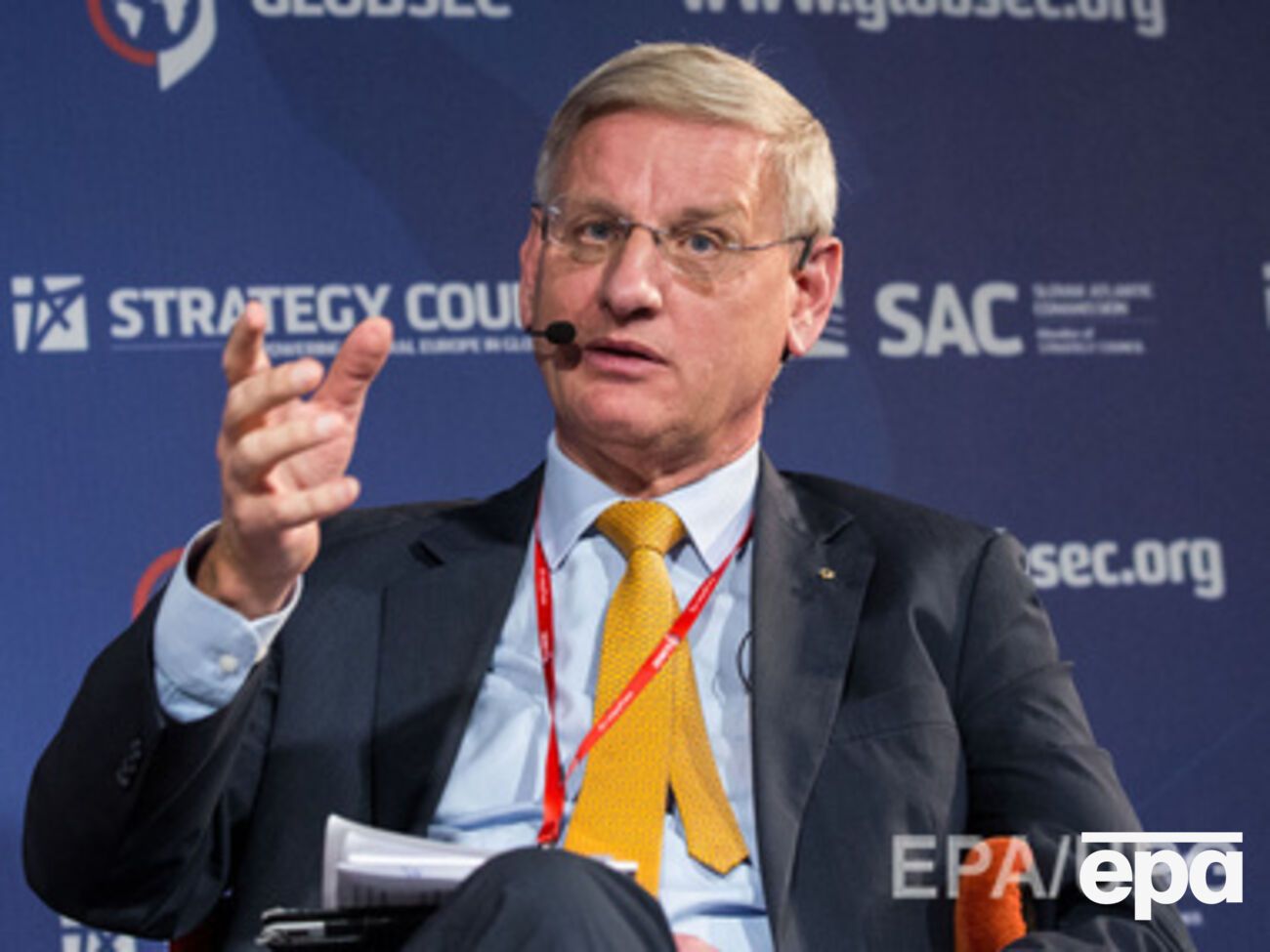 Министр иностранных дел Швеции Карл Бильдт&nbsp;