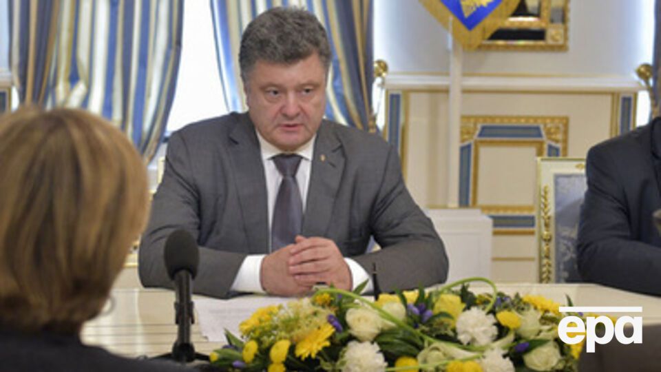 Порошенко: Санкции против РФ – это желание помочь Украине