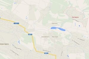 Освобожденное Контарное на карте