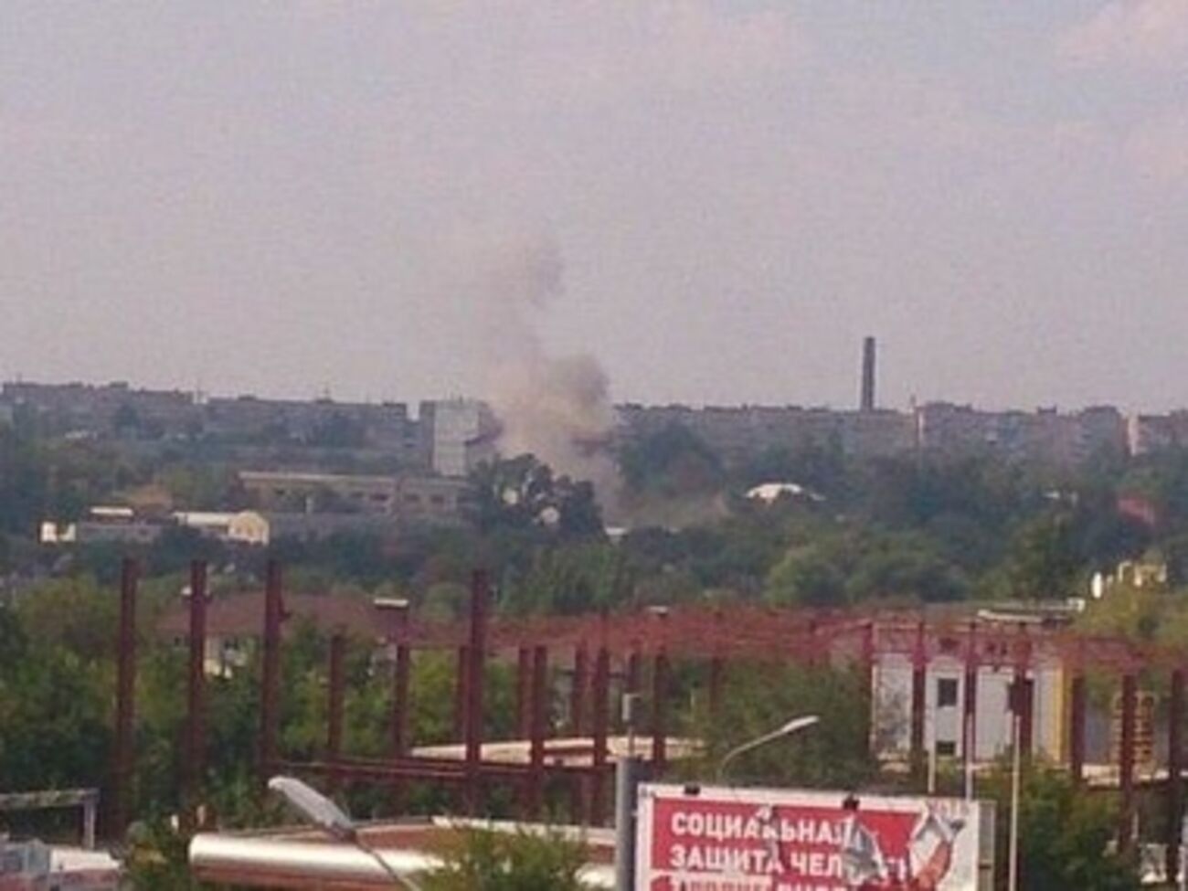 В 11.00 артобстрелу подвергся микрорайон Текстильщик