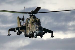 Над Украиной в субботу летали российские вертолеты