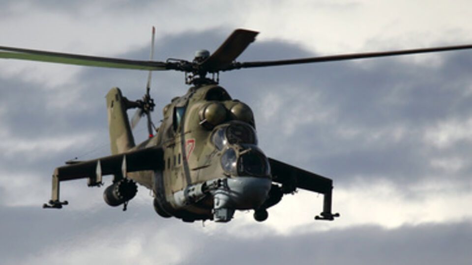 Над Украиной в субботу летали российские вертолеты