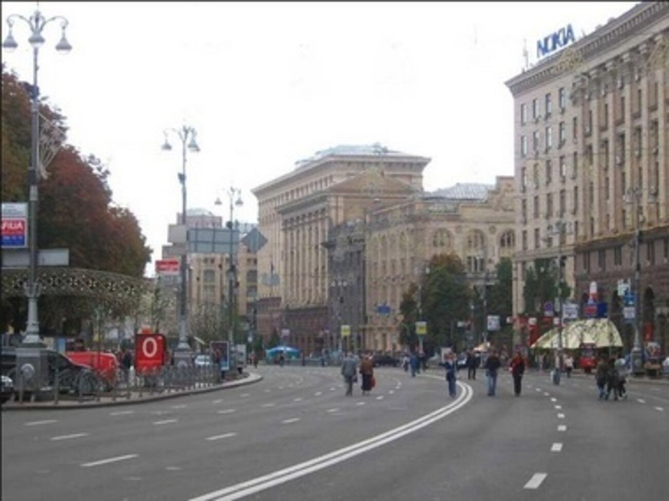 Крещатик свободен