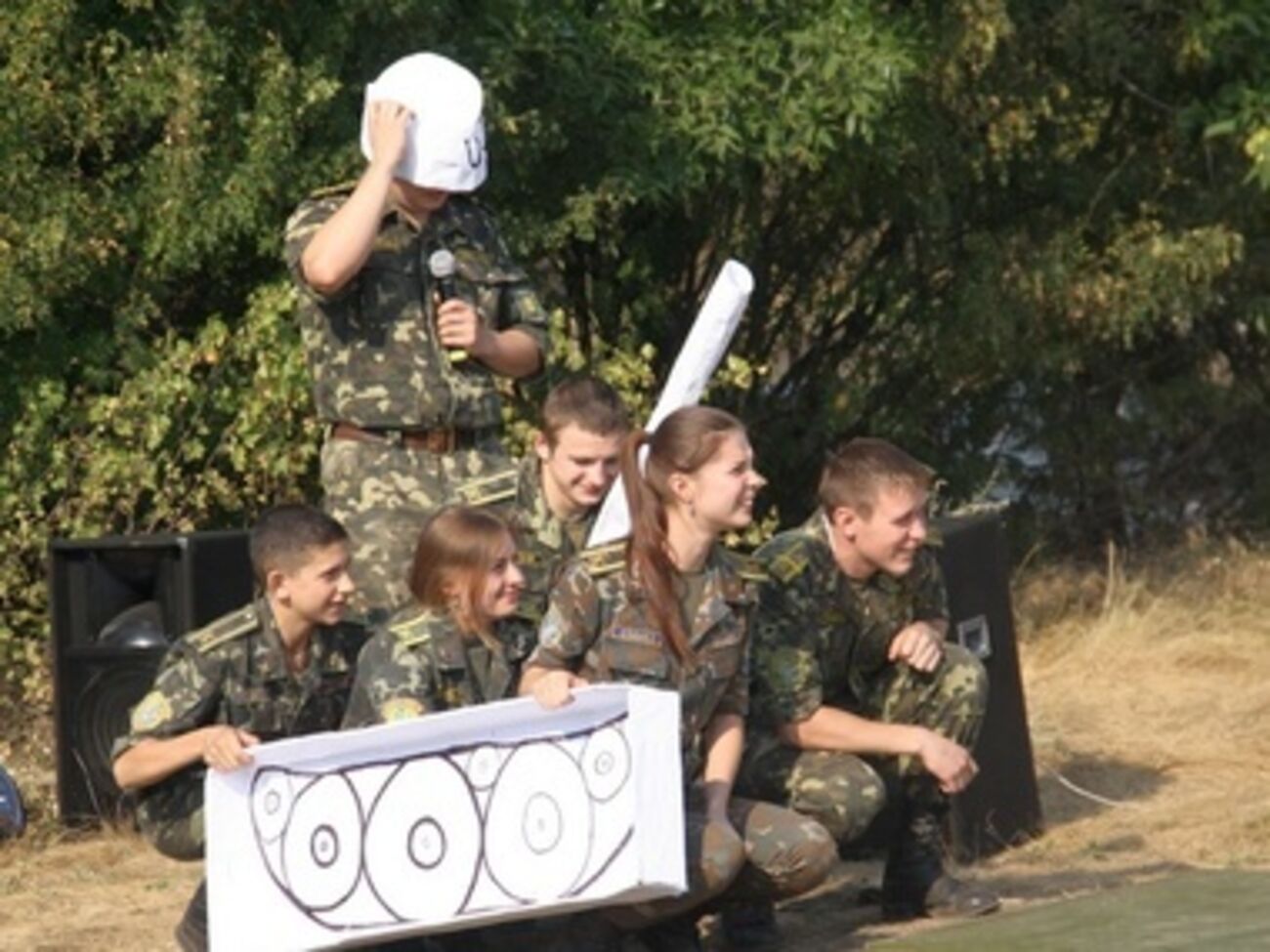 Перед бойцами выступила команда КВН Харьковского университета Воздушных сил