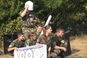 Перед бойцами выступила команда КВН Харьковского университета Воздушных сил