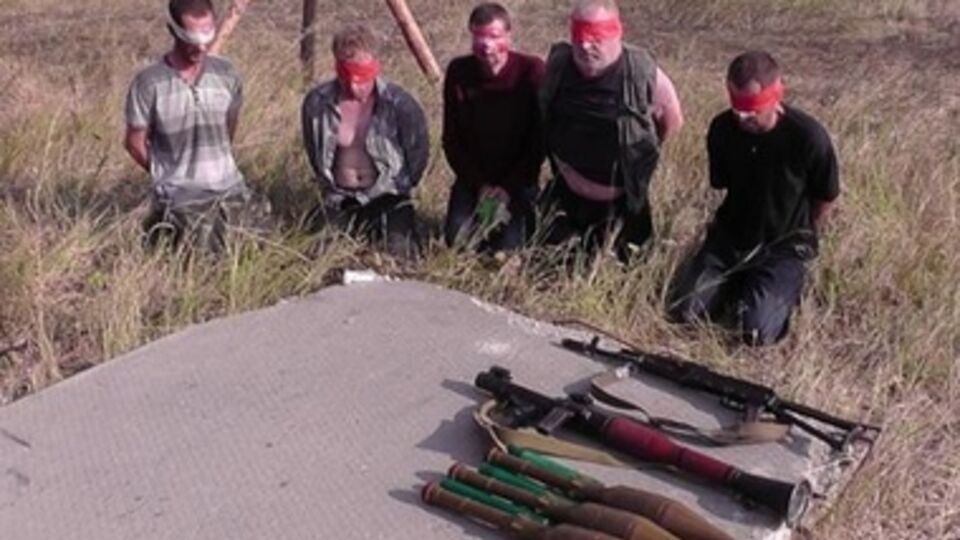 У задержанных изъяли противотанковый гранатомет, автоматы Калашникова и гранаты