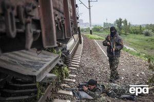 Из-за военных действий железная дорога на Донбассе разрушена