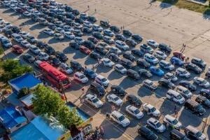 Очереди на Керченской переправе растут