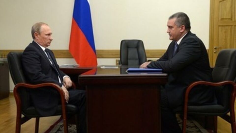 Путин на встрече с человеком, который считает себя главой Крыма