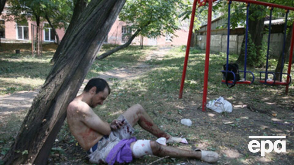 Один из раненых 14 августа жителей Донецка