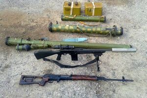 Найденное Нацгвардией оружие