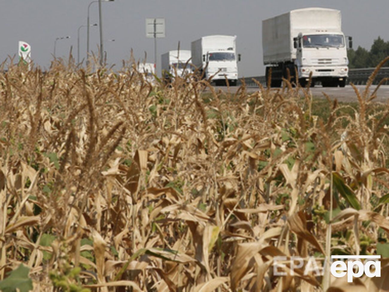 Гуманитарный конвой едет в Украину