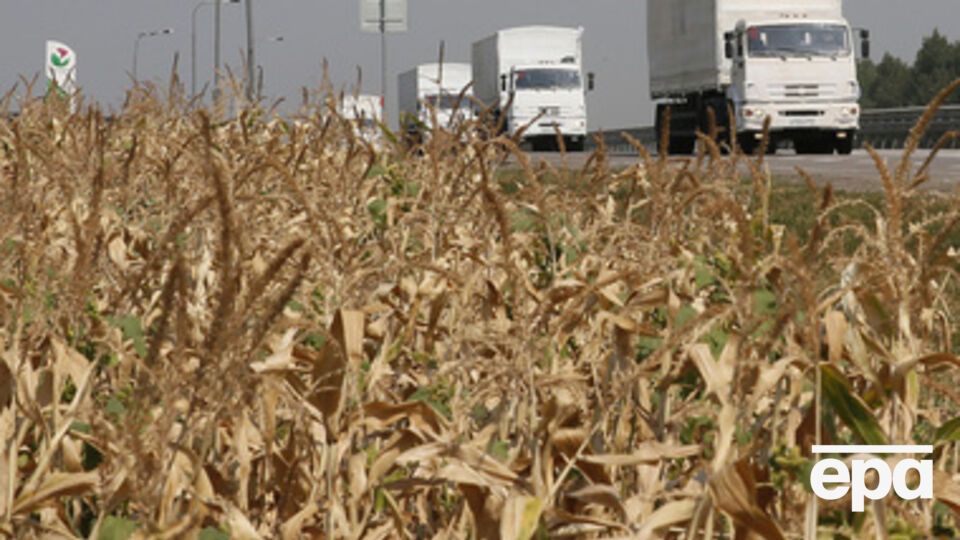 Гуманитарный конвой едет в Украину